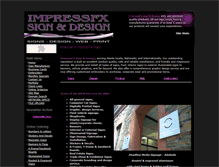 Tablet Screenshot of impressfx.com